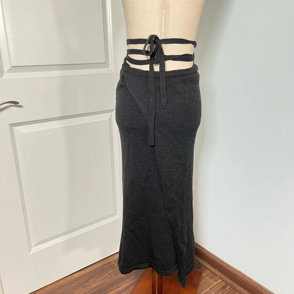 MM6 Maison Martin Margiela 100% wool wrap skirt size M - Picture 8 of 11